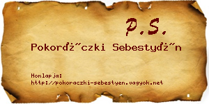 Pokoráczki Sebestyén névjegykártya